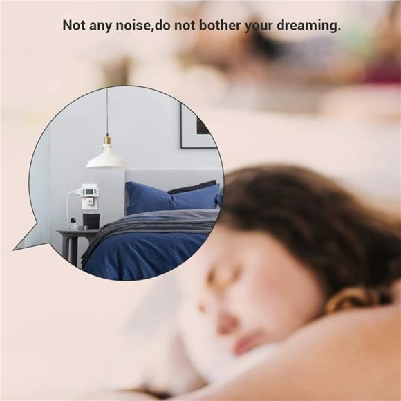 DEWENWILS 24 Hour Outlet Timer, 125V 15A 1000W Timers, 2 Pack - Picture 2 of 6